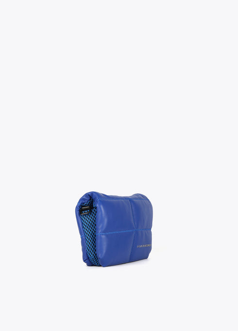 Bandolera acolchada efecto piel azul AZUL ELECTRICO